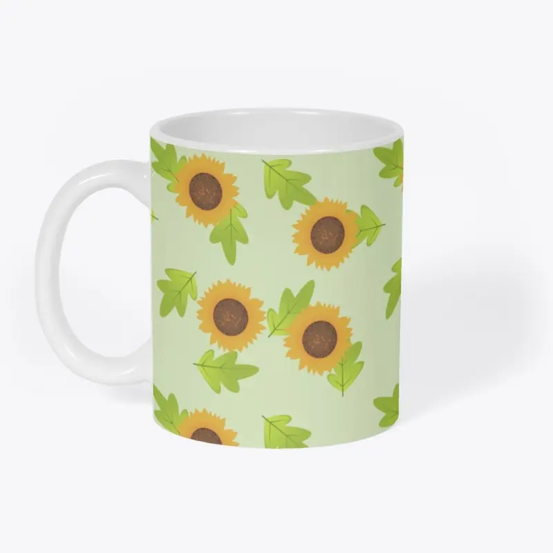 Oceanic Sunflower Bliss Coffee Mug