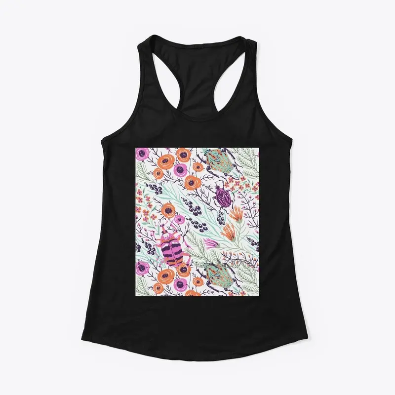 Floral Design T-Shirt